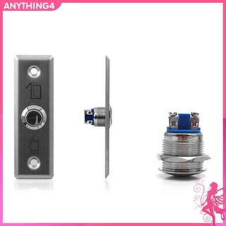 ✥Anything4✥【In Stock】 Stainless Steel Exit Button Push Switch Door Opener Release for Access Control