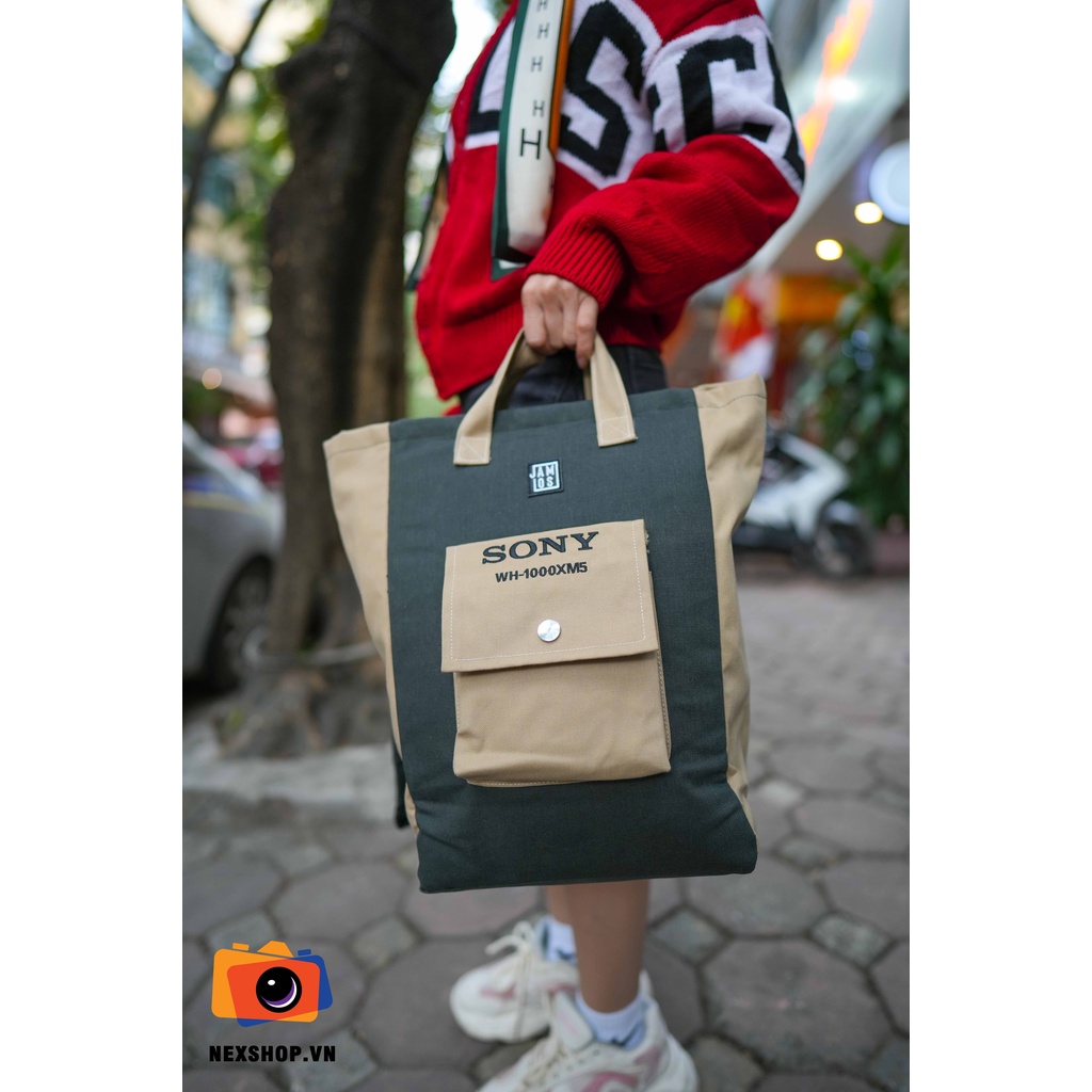 Balo vải Canvas - Jamlos x Sony WH-1000XM5