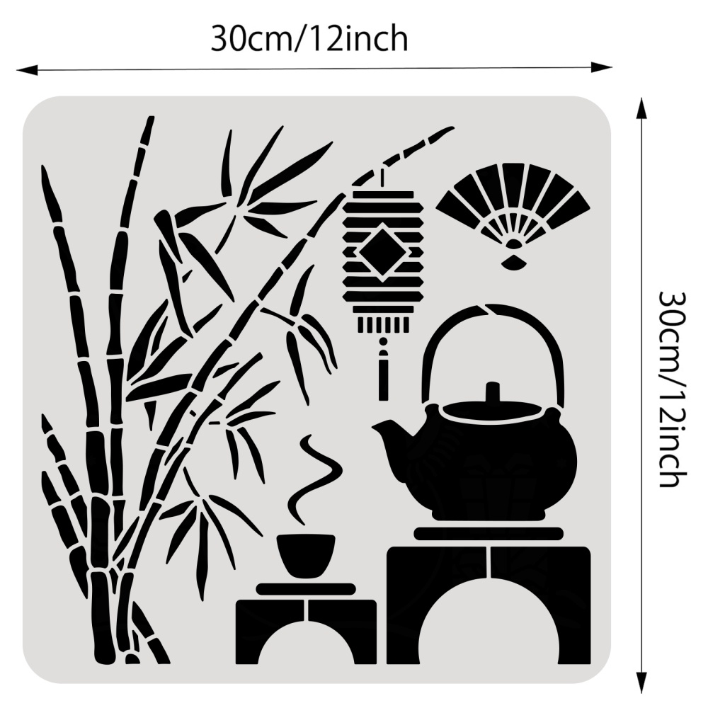 1 Khuôn Vẽ Hình Thú Cưng Dùng Trang Trí Scrapbook Kích Thước 30x30cm