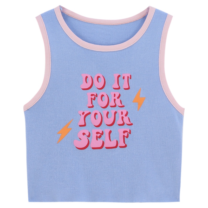 NRVP Áo Tank Top Màu Sắc Đơn Giản Thoải Mái Quyến Rũ Cho Nữ