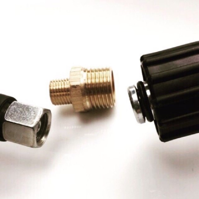 Khớp nối, kép nối dây xịt rửa xe áp lực cao ren 22-22 và 22-14mm