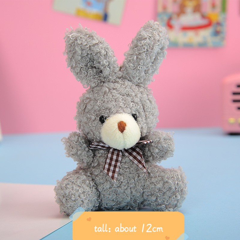 Móc Khóa Thỏ Nhồi Bông Dễ Thương