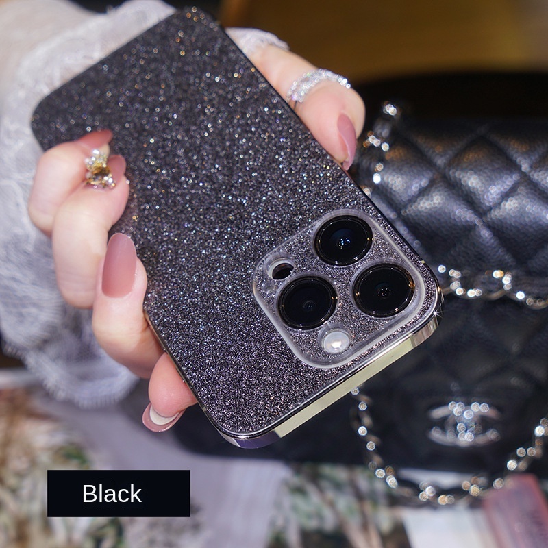 Phim Dán Bảo Vệ Mặt Sau Điện Thoại Lấp Lánh Sang Trọng Cho IPhone 11 12 Pro Max