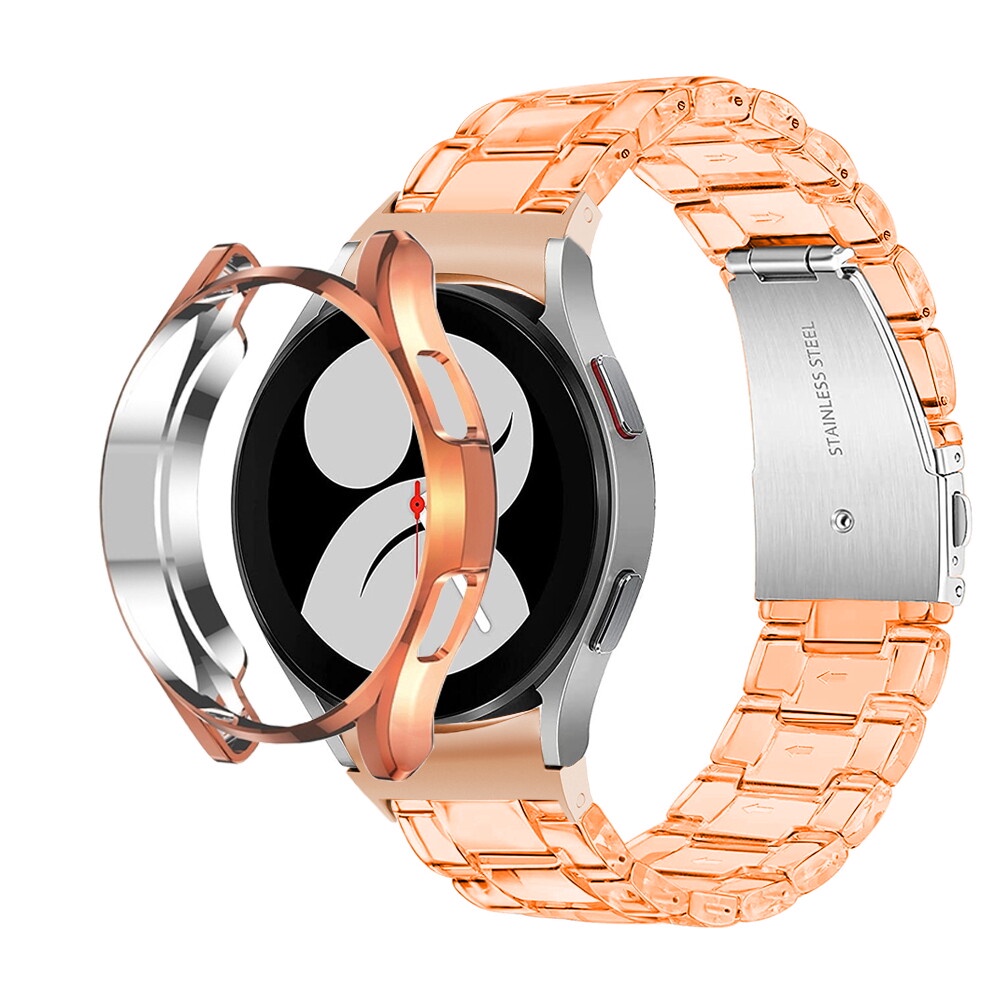 Dây Đeo Nhựa Trong Suốt Cho Đồng Hồ samsung galaxy watch 4 44mm 40mm samsung galaxy watch 4 classic 42mm 46mm