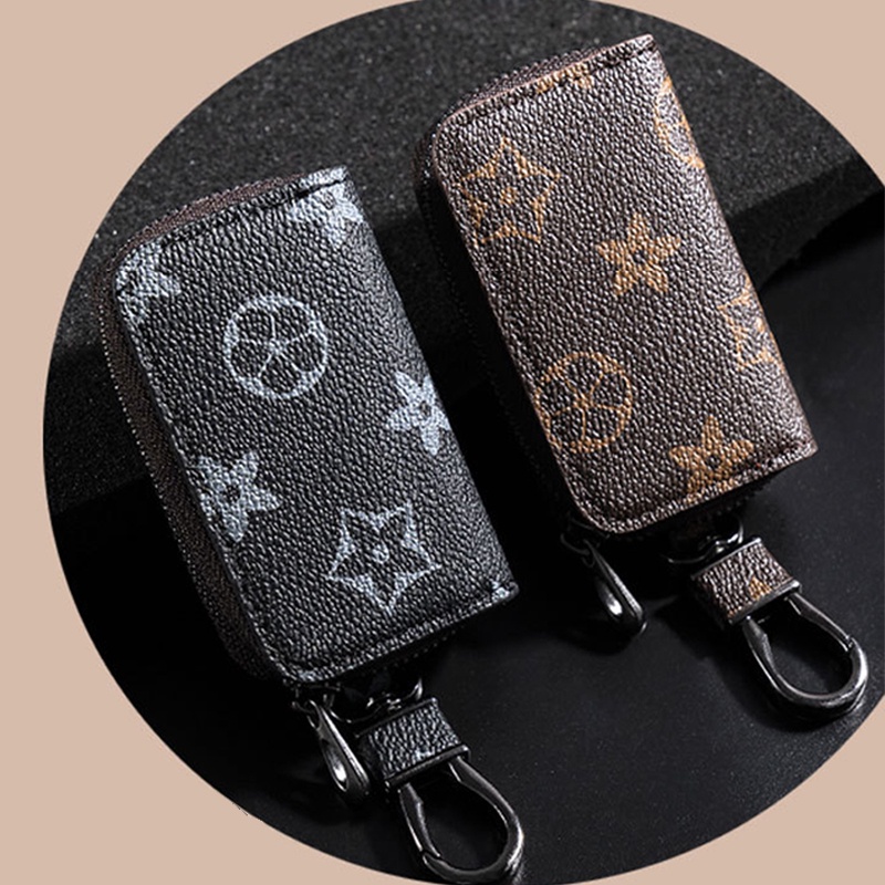 Túi Đựng Chìa Khóa Xe Hơi Có Khóa Kéo Phong Cách Hàn Quốc Thời Trang Cho Nam Và Nữ