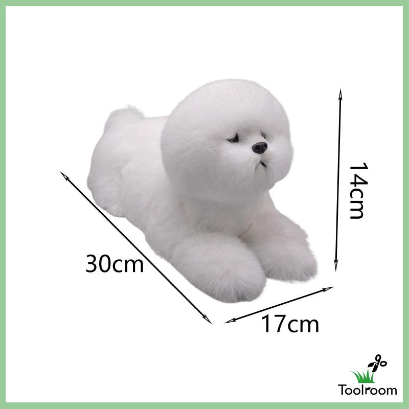 Thú Nhồi Bông Hình Chú Chó Sống Động Trang Trí Tương Tác Cho Bé