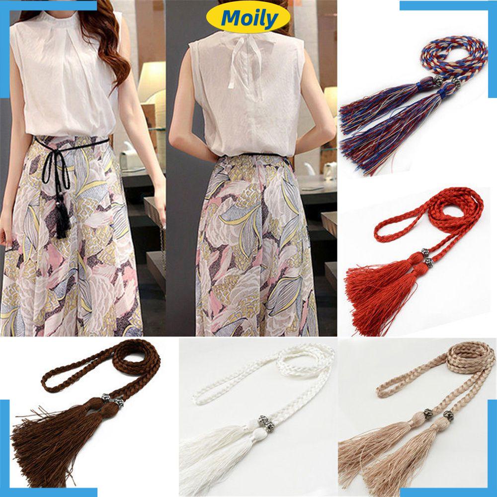 Thắt lưng dạng phối tua rua thời trang cho nữ