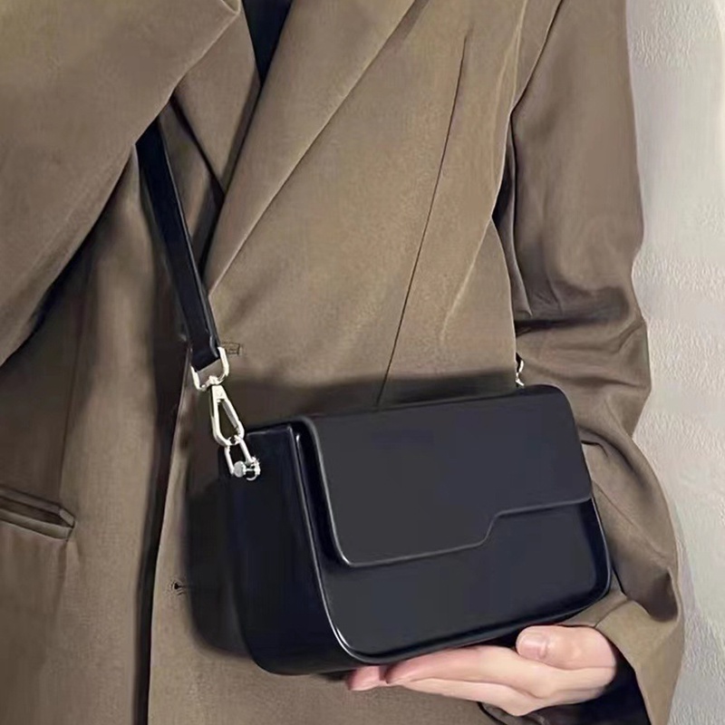 Ielgy Túi Đeo Vai Hình Vuông Màu Trắng Đựng Điện Thoại Phong Cách Vintage Thời Trang Dễ Phối Đồ Cho Nữ