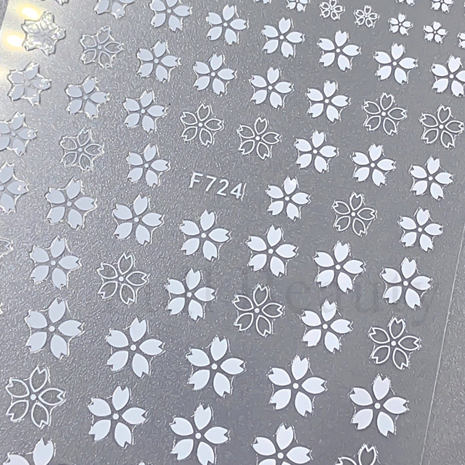 Nhãn Dán Móng Tay 3D Hình Cánh Hoa Anh Đào LAF724