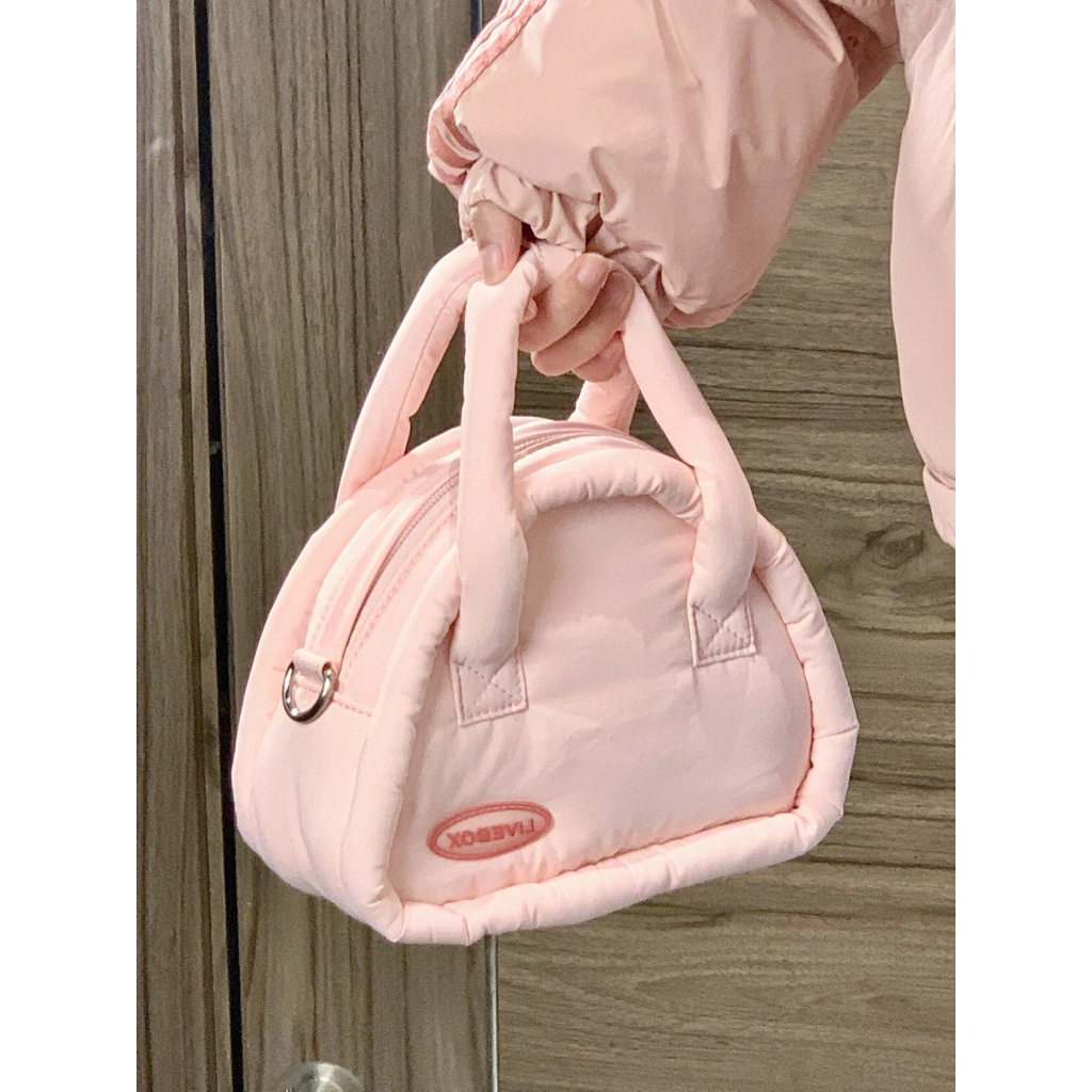 Túi Xách Đeo Chéo Mini Hình Tam Giác Mềm Mại Phong Cách Hàn Quốc 2023 Cho Nữ