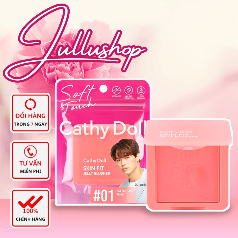Phấn Má hồng Cathy Doll 6g Cathy Doll Skin Fit Jelly Blusher