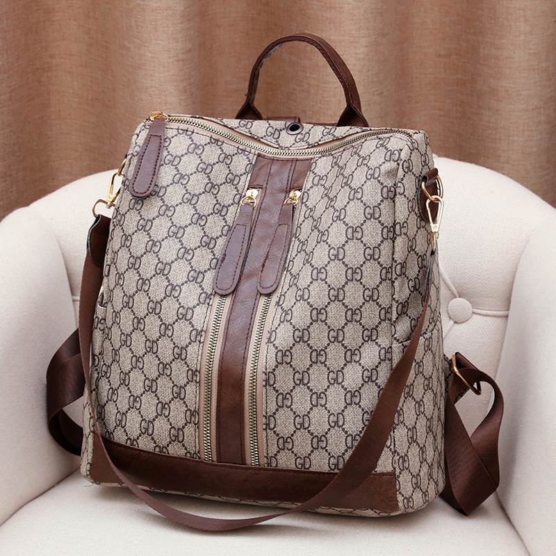 Ba Lô Thời Trang Hàn Quốc Sức Chứa Lớn Kiểu Dáng Đơn Giản Cho Nữ