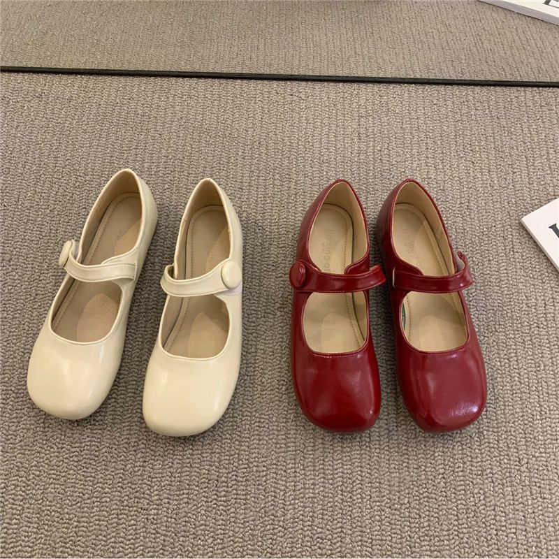 Giày Búp Bê Mary Jane Đế Bệt Thời Trang Mùa Xuân Dành Cho Nữ