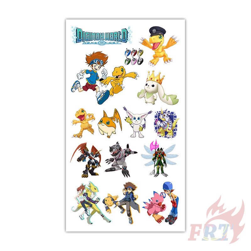 ❣️1 Tấm Hình Xăm Dán Mini Hình Anime Digimon Adventure: Anime❣️ Hình Xăm Dán Chống Thấm Nước Quyến Rũ