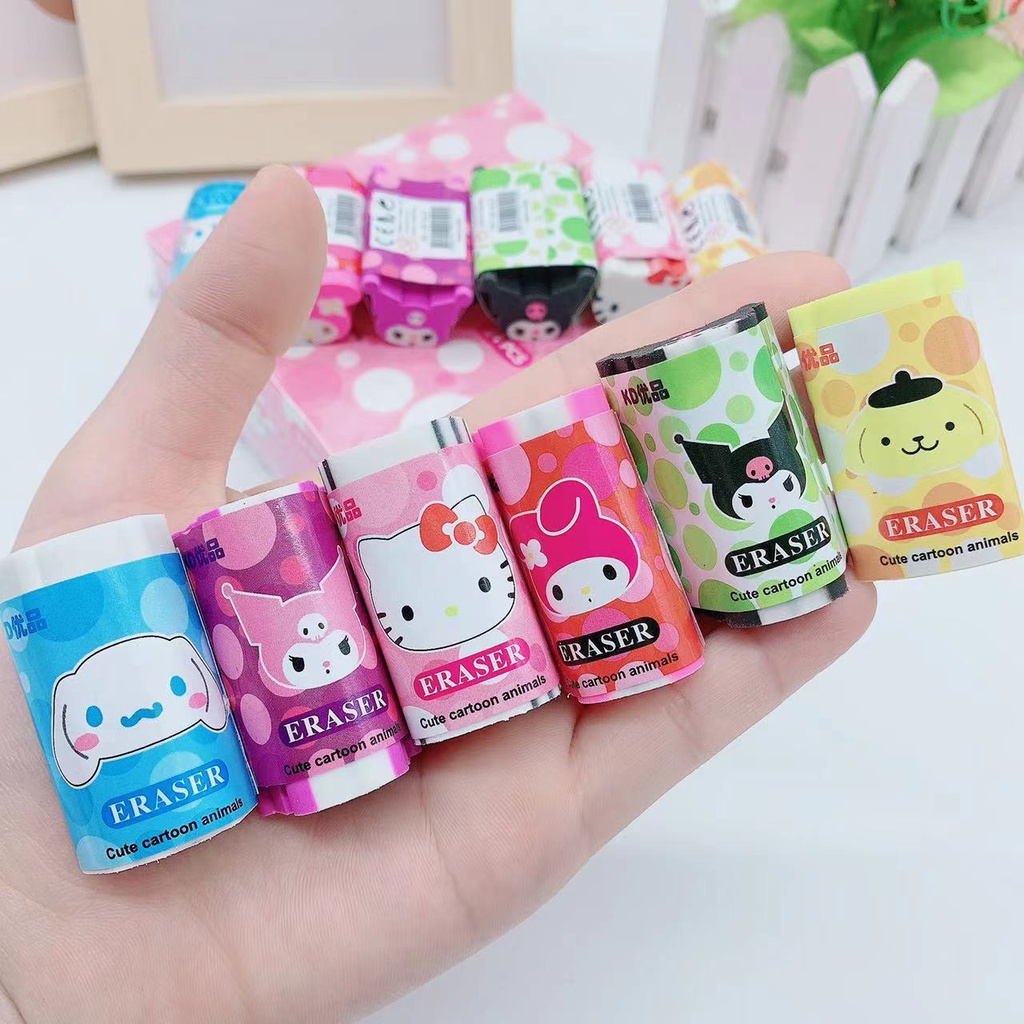 Sanrio Cục tẩy Gôm Tẩy Hình Gia Đình Chó Tai To Kurumi Dễ Thương