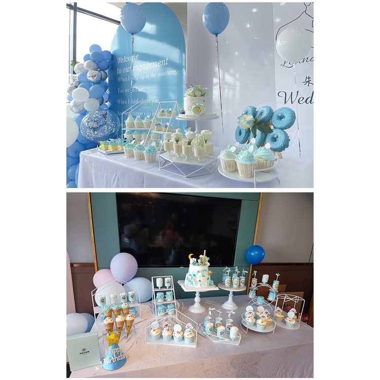 Giá Đỡ Trưng Bày Thức Ăn Bánh Tráng Miệng Phong Cách Châu Âu