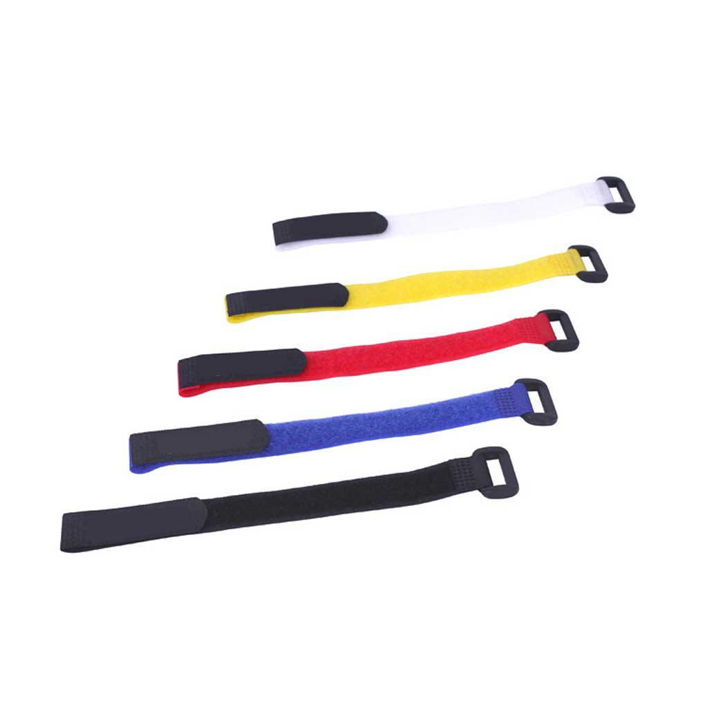 Set 5 Dây Rút Tự Dính Bằng Nilon Cho Đèn Pin / Chai Nước Tiện Dụng