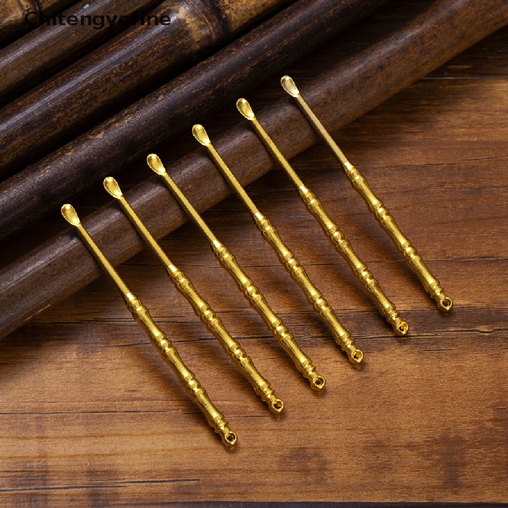 CTYE Ear Spoons Retro Imitation Brass Portable Ear Cleaning Tool Ear Pick Ear Wax FINE