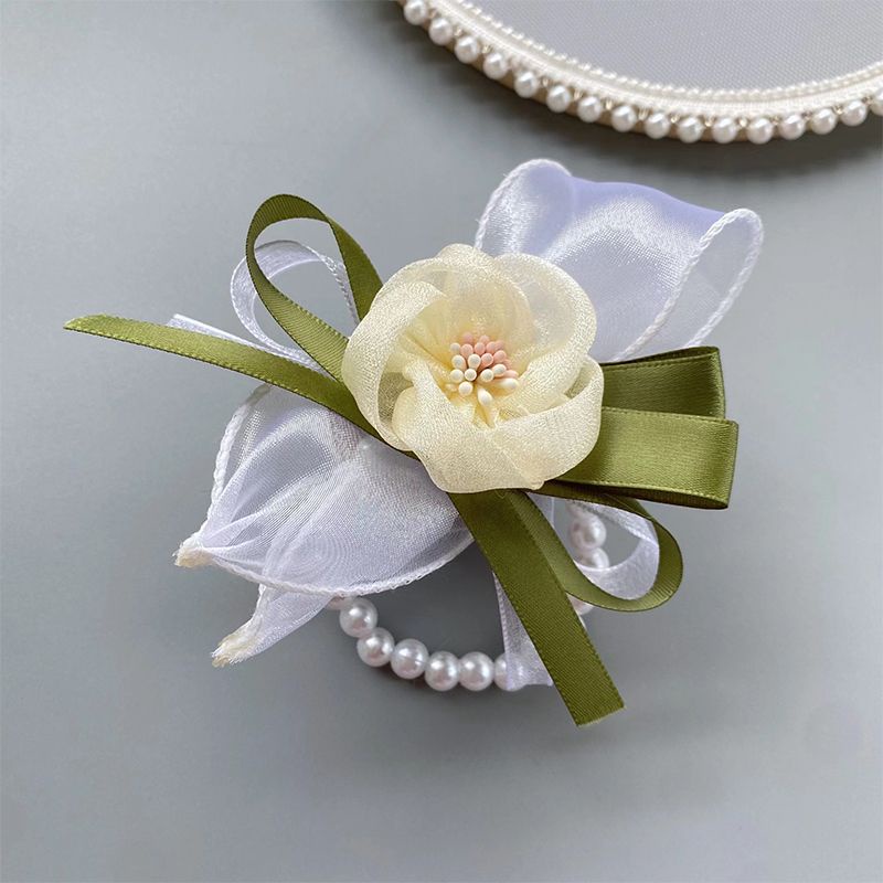 Dây Đeo Cổ Tay Phù Dâu Chú Rể Mori Series Hoa Tay Cao Cấp Cho Cô Dâu Chú Rể Trong Tiệc Cưới Corsage