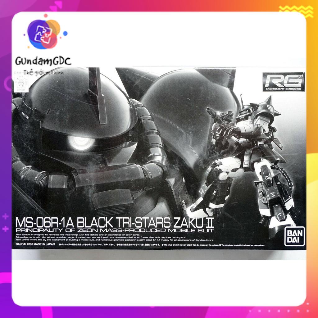 Mô Hình Lắp Ráp RG MS-06R-1A BLACK TRI-STARS ZAKU II 4573102629258 (Plastic Model) Bandai