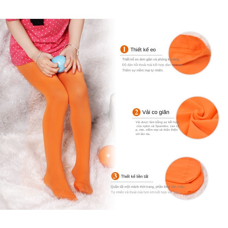 Quần Tất Múa Ba Lê 80D Bằng Vải Nhung Mỏng Thời Trang Xuân Hè Cho Bé Gái 1 Tuổi