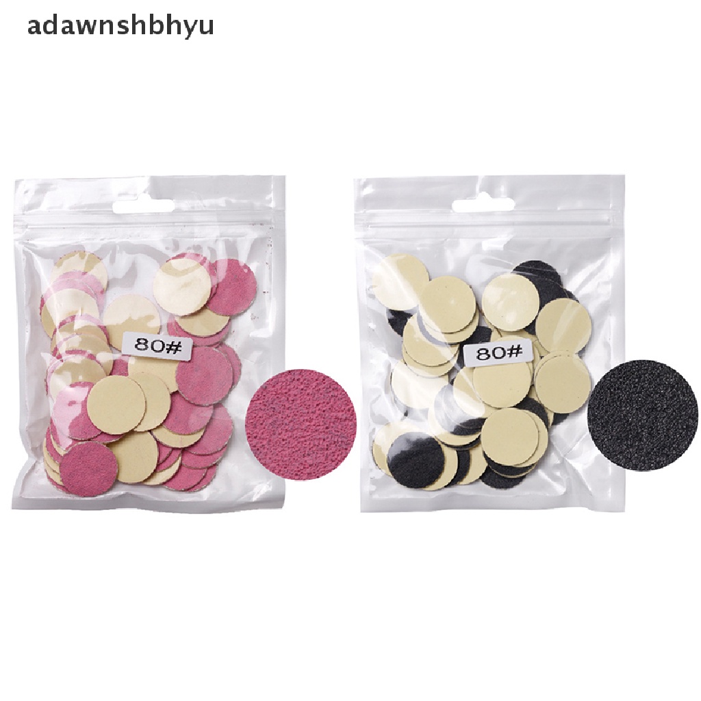 Set 50 Giấy Nhám 25mm Thay Thế Cho Máy Mài Móng Chân