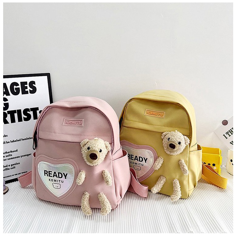 Bololo Ba Lô Đeo Vai Kiểu Hoạt Hình Gấu Đáng Yêu Cho Bé