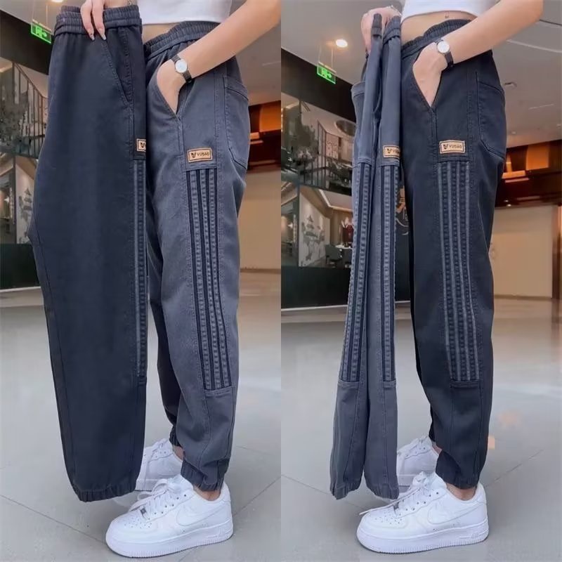 Quần Jeans Harem Lưng Thun Size S-5XL Thời Trang Cho Nam