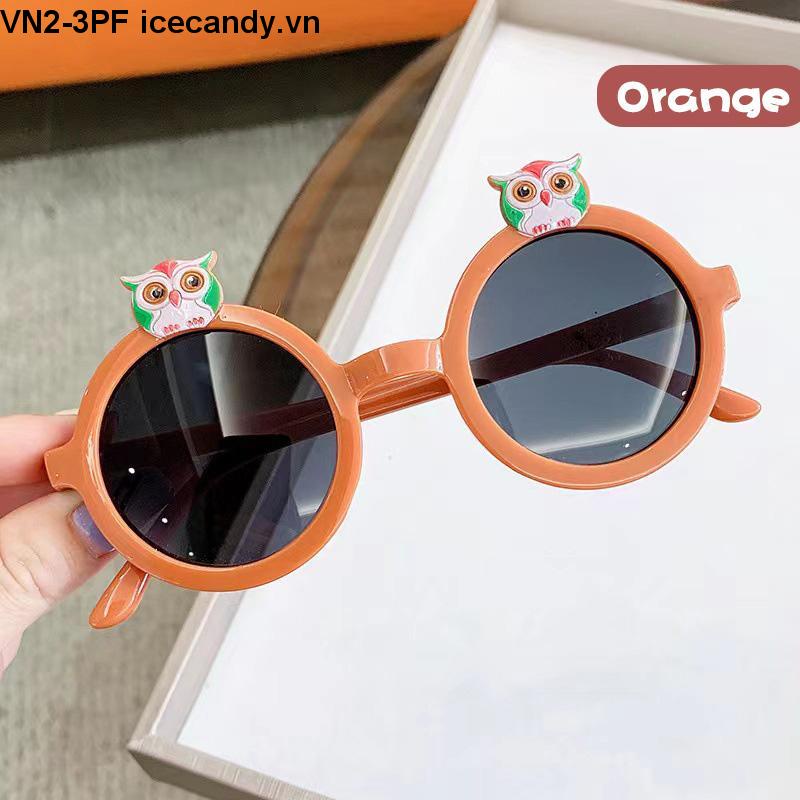 🥟ice🥟Kính Mát Phân Cực Chống Tia UV Hình Cú Mèo Thời Trang Cho Bé