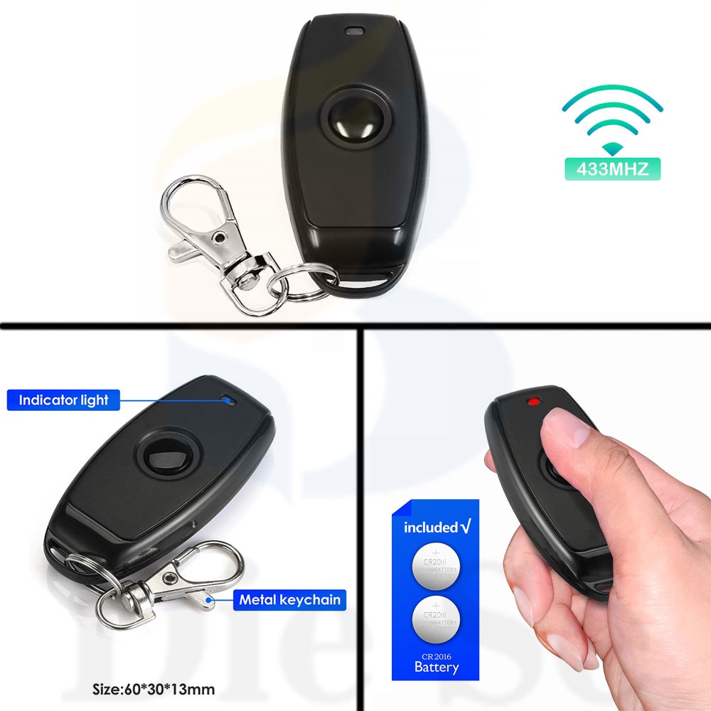 Mô Đun Điều Khiển Từ Xa Không Dây 3.6V 6V 12V 24V 433MHz