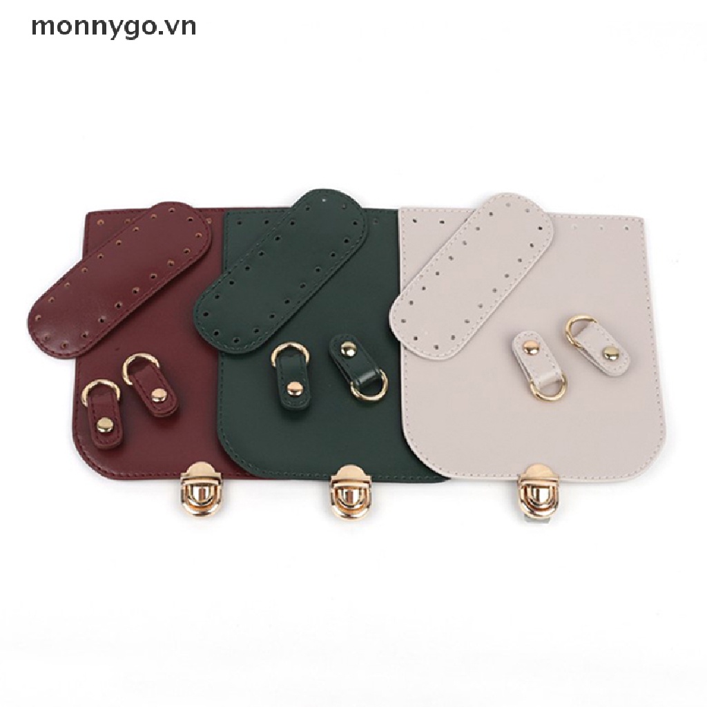 Monnygo 1 Set Túi Xách Bằng Da Thủ Công Kèm Dây Đeo DIY Cho Nữ