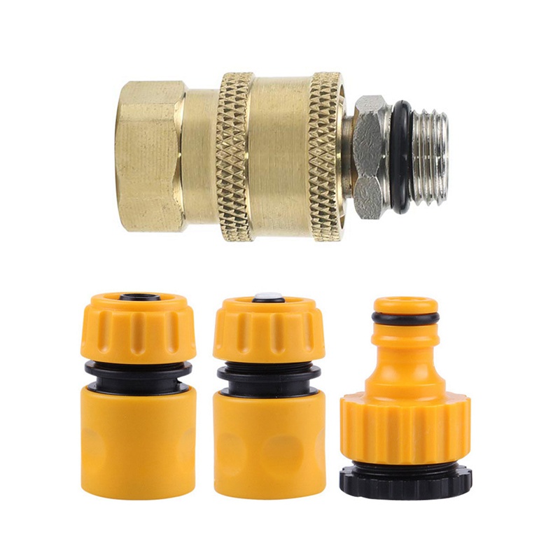 Bộ Vòi Phun Nước Tưới Vườn 1 / 4 Inch Kèm 12 Đầu Nối Ống Nước