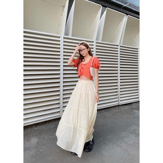 Váy Blu.Pepp3r dáng maxi xòe 2 lớp