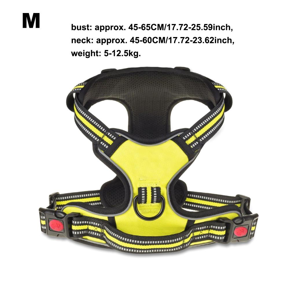 Đai Đeo Ngực Bằng Nylon Mềm Thoáng Khí Có Thể Điều Chỉnh Kèm Đệm Dành Cho Thú Cưng