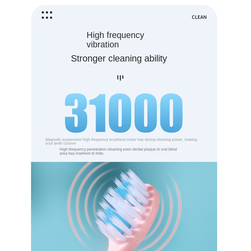 Màu Sắc Ngẫu Nhiên!Bàn Chải Đánh Răng Điện Lông Mềm Xyxb073