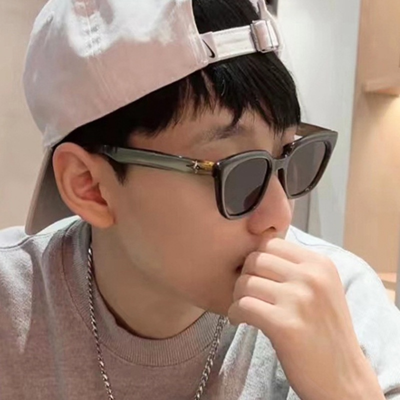 Kính Mát Gọng Vuông Thời Trang Mới Cho Nam Nữ Màu Sắc