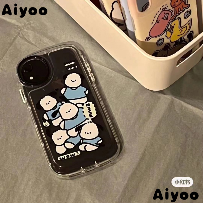 ✅Ốp Điện Thoại Mềm Màu Trong Suốt Hình Chú Chó Pacha Bảo Vệ Toàn Diện Cho iPhone 14 13promax 12 11 xr xs 7 8Plus