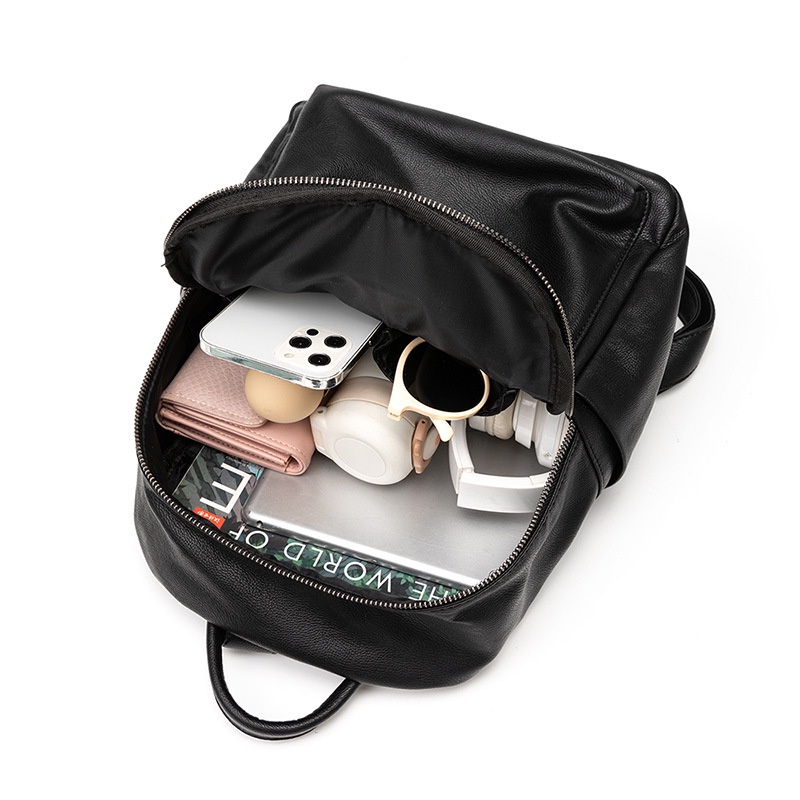 Balo Da Bò Thật Phong Cách Retro Thời Trang Cho Nữ