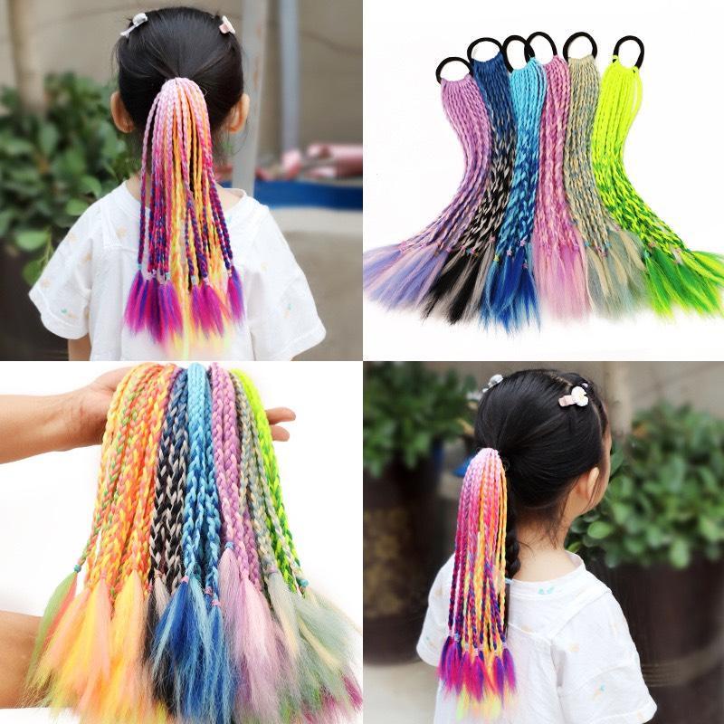 Tóc Giả Tết loại ngắn Nhiều Màu Sắc Phong Cách Hip Hop Âu Mỹ Cho Bé MyBaby