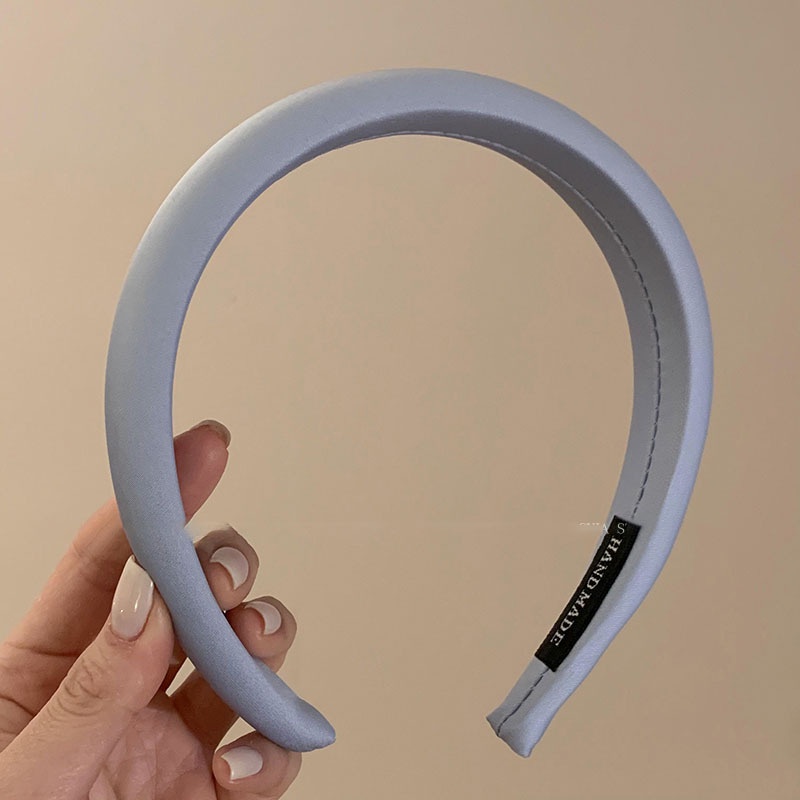 Băng Đô Cài Tóc Bằng Satin Cao Cấp Họa Tiết Đầu Lâu Phong Cách Pháp Đơn Giản Thời Trang 2023