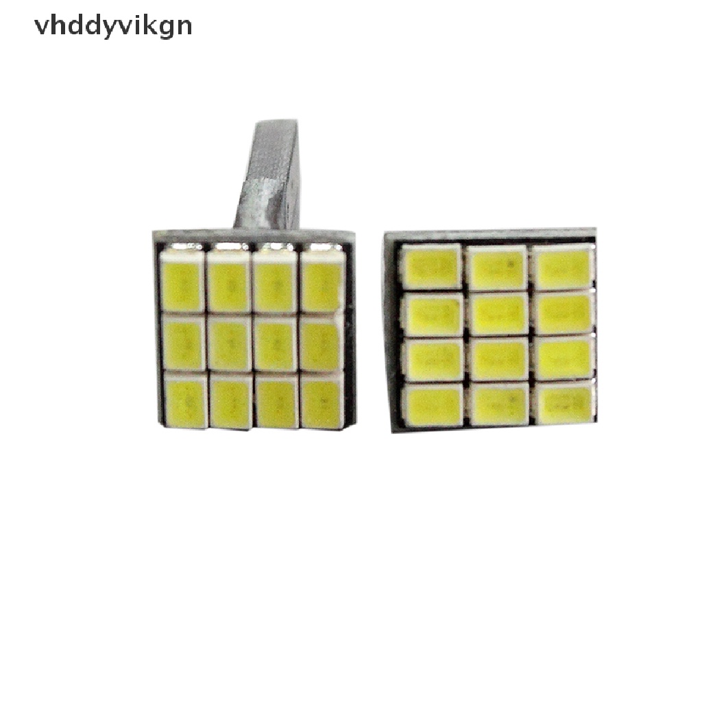 1 Đèn LED T10 3020 12 SMD Ánh Sáng Trắng Cao Cấp Cho Xe Ô Tô