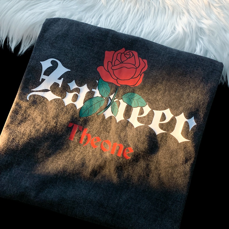 NRVP Áo Thun 100% Cotton Tay Ngắn Dáng Rộng In Họa Tiết Độc Đáo Phong Cách Hàn Quốc Thời Trang Cho Nam Và Nữ