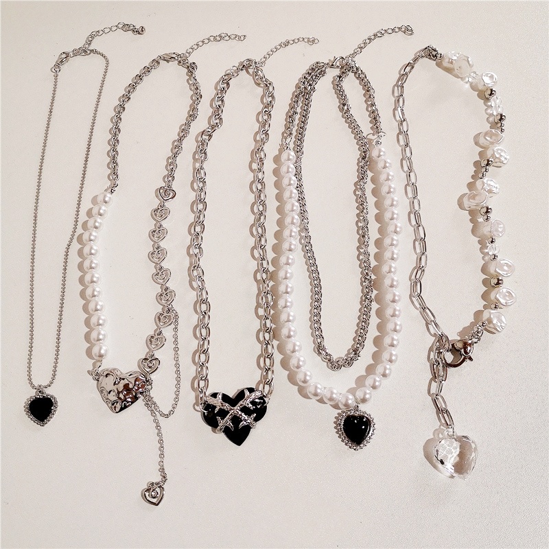 Vòng cổ nữ phối mặt hình gấu thời trang phong cách hip hop