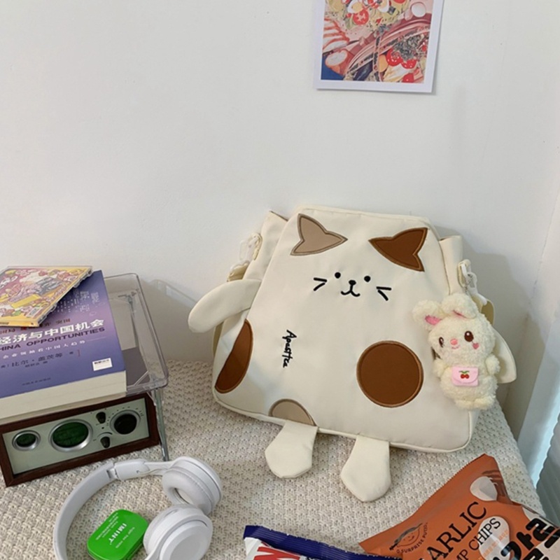 Túi Đeo Vai / Đeo Chéo Cỡ Lớn Chất Nylon Phong Cách Harajuku Thời Trang Cho Nữ