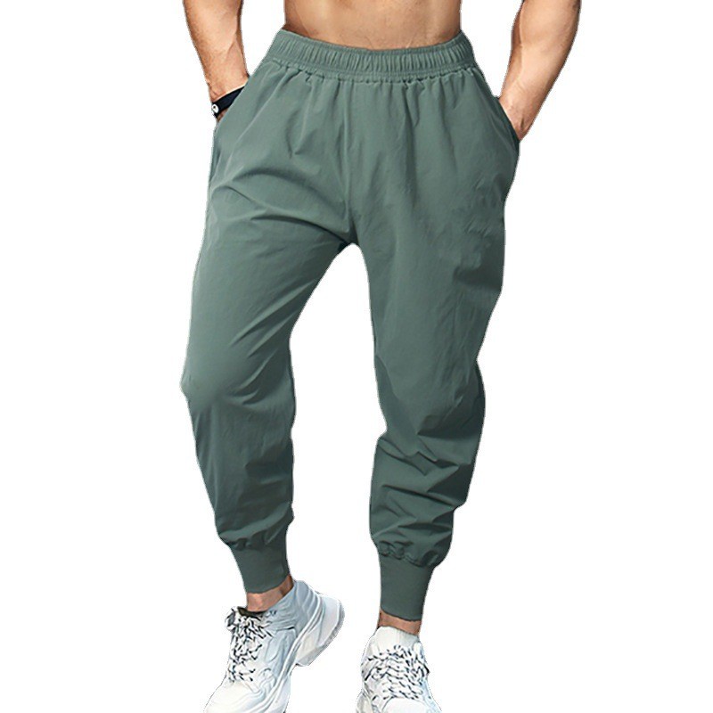 Quần Thể Thao Màu Trơn Dáng Ôm Thoáng Khí Thời Trang Cho Nam