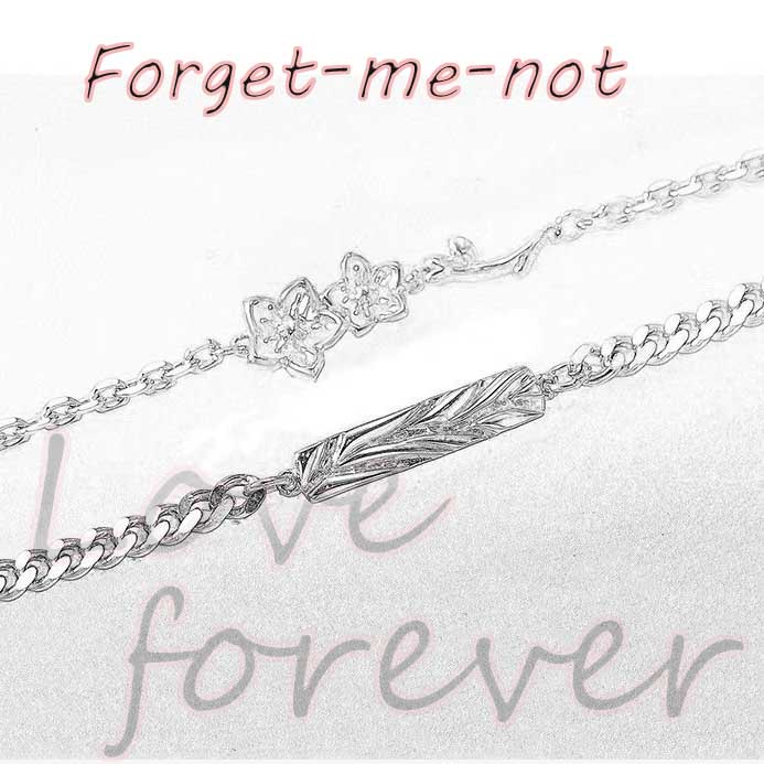 Vòng Tay Thép Titan Mặt Hoa Thời Trang Cho Cặp Đôi