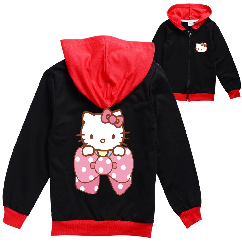 Hoạt Hình Áo Khoác hello kitty Cho Bé Gái