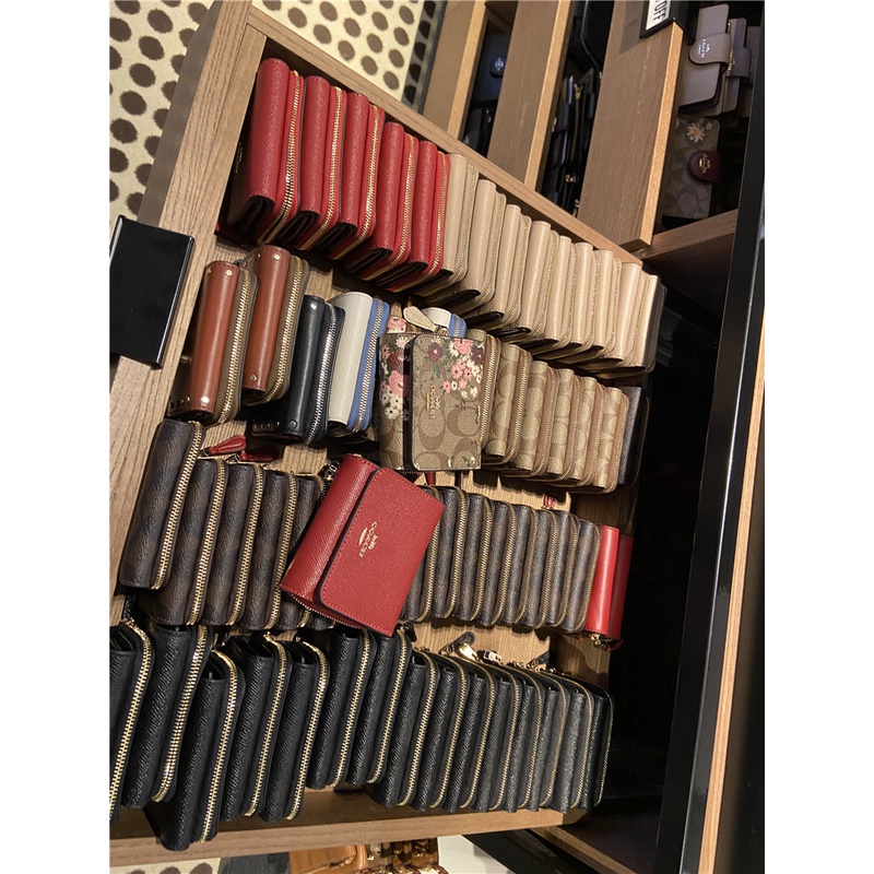 Coach Ví Ngắn Thời Trang Cho Nữ 6864 2924 7331