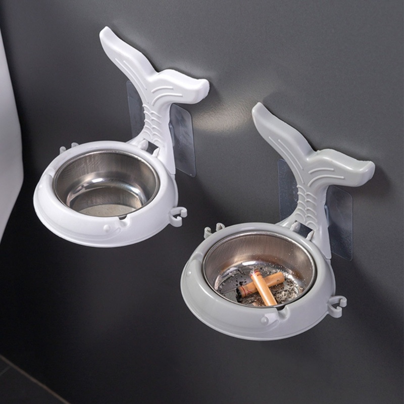Giá Đỡ Gạt Tàn Thuốc Hình Cá Voi Bằng Thép Không Gỉ Tiện Dụng Trang Trí Phòng Ngủ / Nhà Tắm