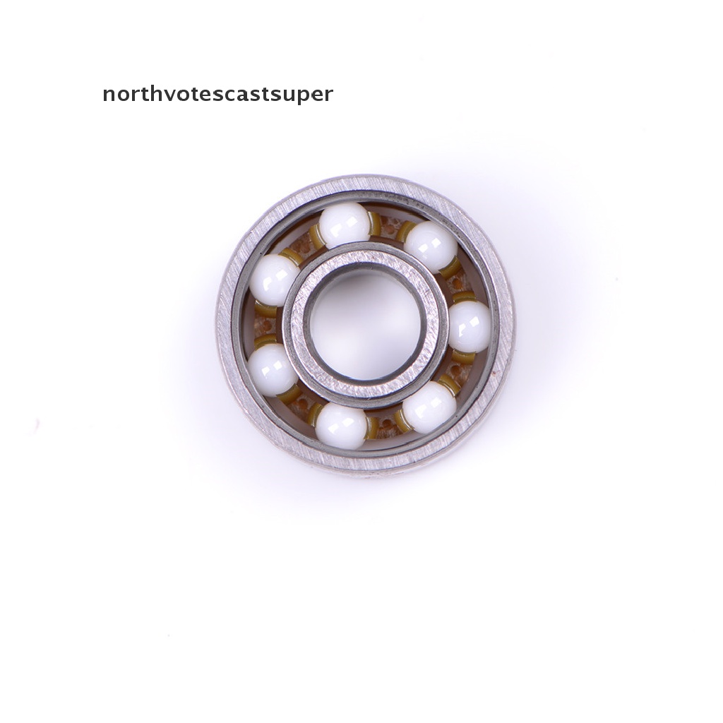 Northvotescastsuper 608 Ceramic Ball Inline Speed Bearing For Finger Spinner Skateboard Drift Plate NVCS